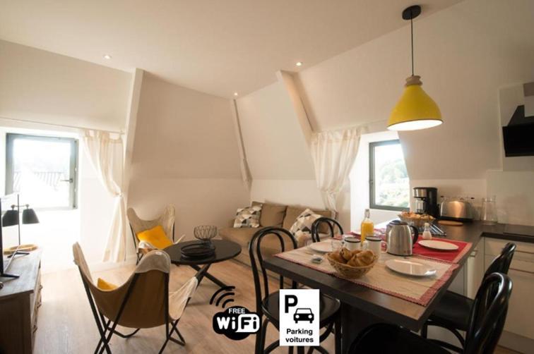 Apartamento Le Nid Douillet, climatisation et parking privé Sarlat Exterior foto